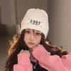 Women's Winter Warm Big Head Knitted Hat Korean Style Fashionable and Versatile Student Windproof Ear Protection Wool Hat