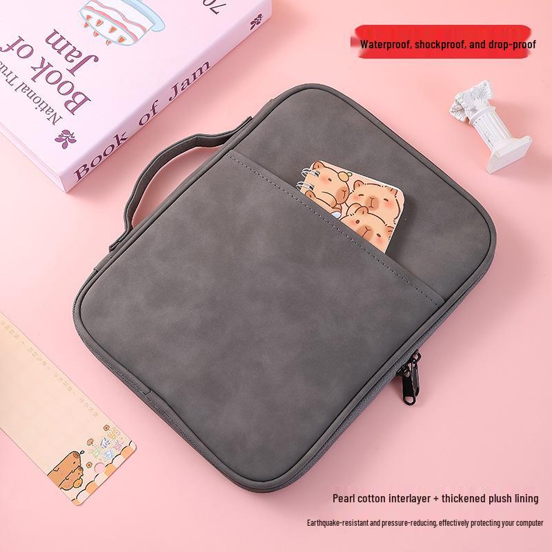 High-End Unisex iPad Tablet Bag - Lightweight, Portable, Hand-Held Student Computer Sleeve