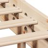 Solid Wood Bed with Shelf Without Mattress 135x190 cm Pine