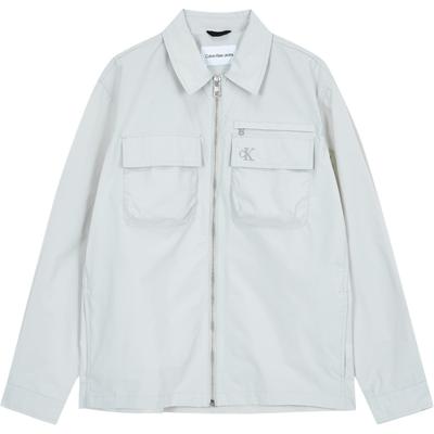 Solid Color Minimalist Comfortable Pocket Long Sleeve Jacket Men Jackets White J325507-PC8