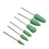 6pcs/10pcs Silicone Rubber Dental Polishing Polisher Grinders Nail Drill Bits for Electric Manicure 2.35mm Shank