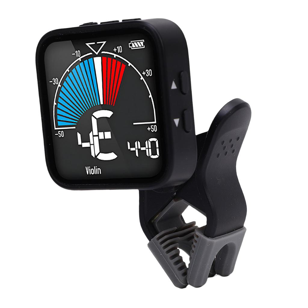 Geige Stimmgerät Metronom Professionelles Elektronisches Stimmgerät mit Klarer Anzeige und Klemme für Bratsche Cello
