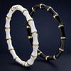 European and American Epoxy Bamboo Simple Fashion Design Versatile Women's Bracelet