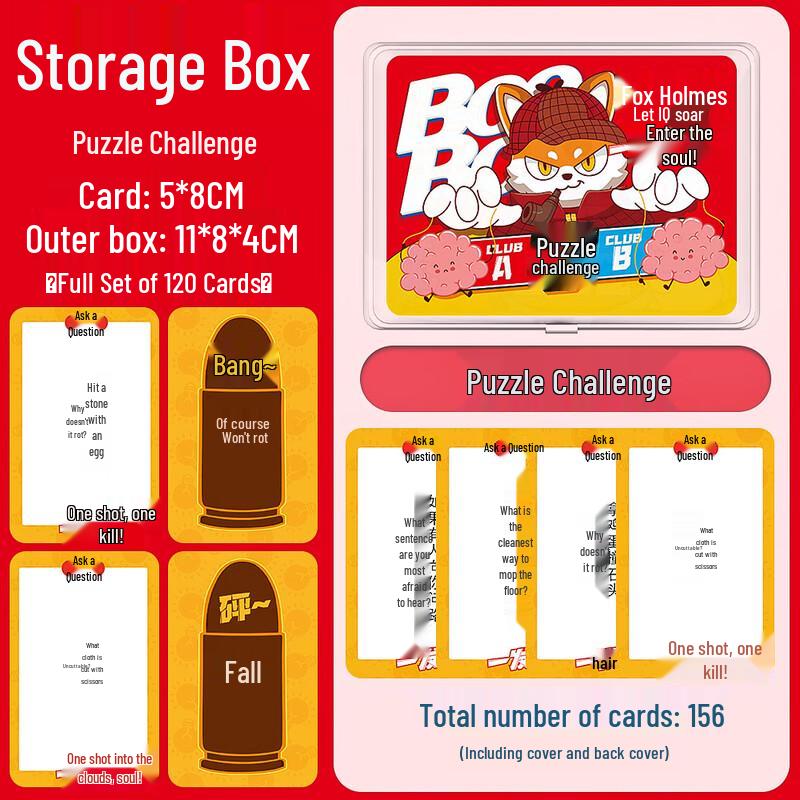 

OEING Brain Teaser Fun Cards 1