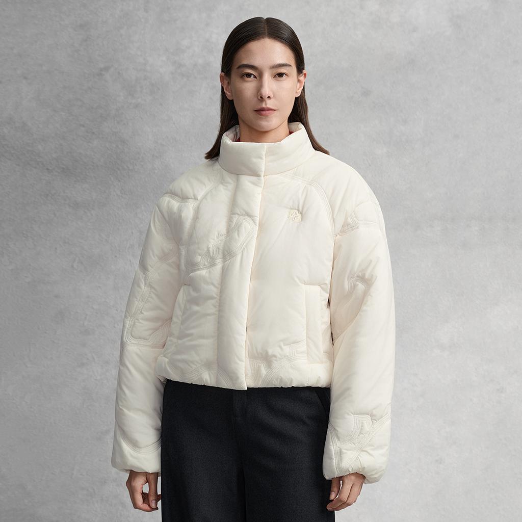FILA Golf Series Fashionable Personalized Trendy Minimalist Classic Sports Casual Comfortable Versatile Warm Short Cotton Jacket A11W615911FIV
