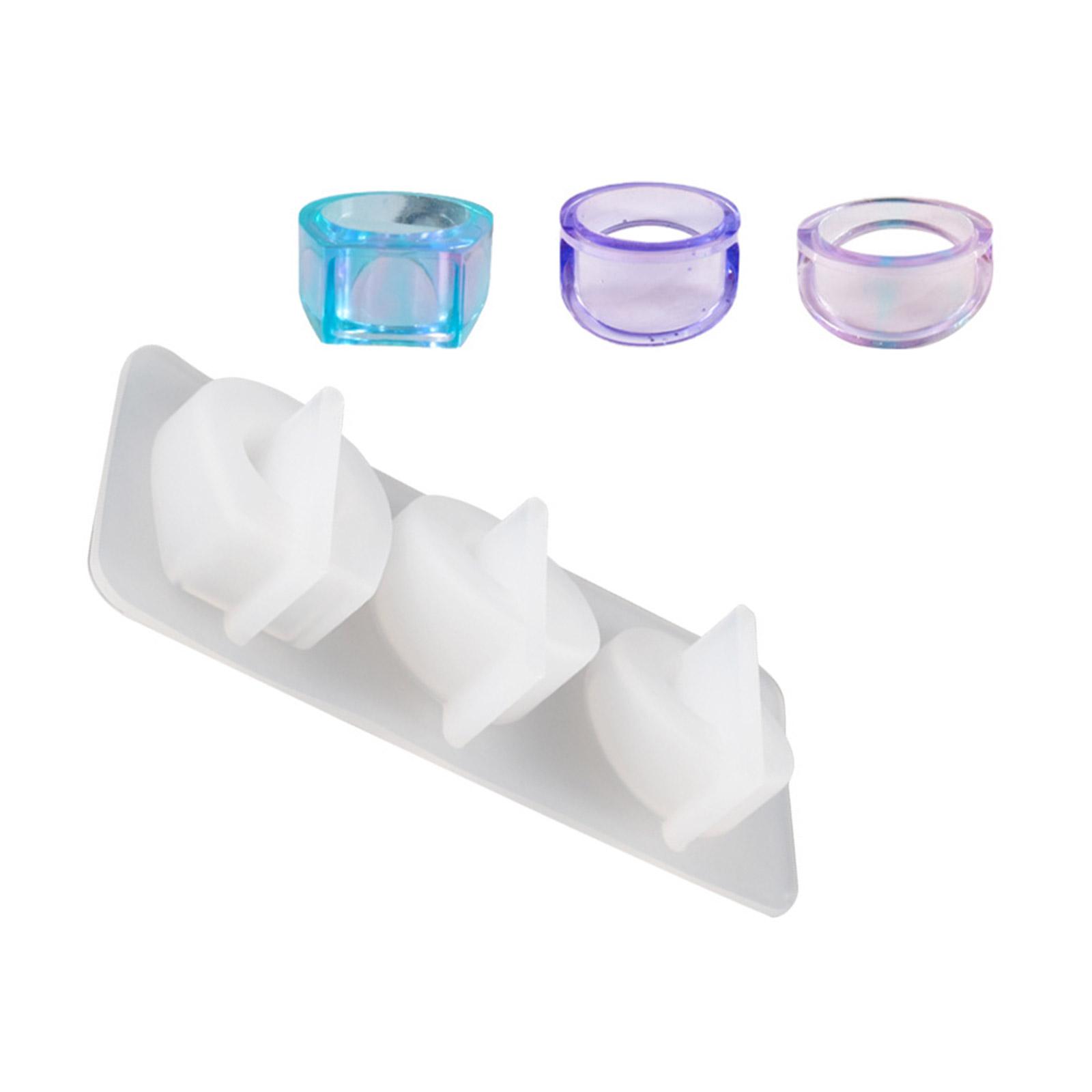 

Формы для силиконовых колец с тройным соединением Художественные силиконовые формы для колец Уникальные формы для колец для изготовления ювелирных изделий из смолы на заказ