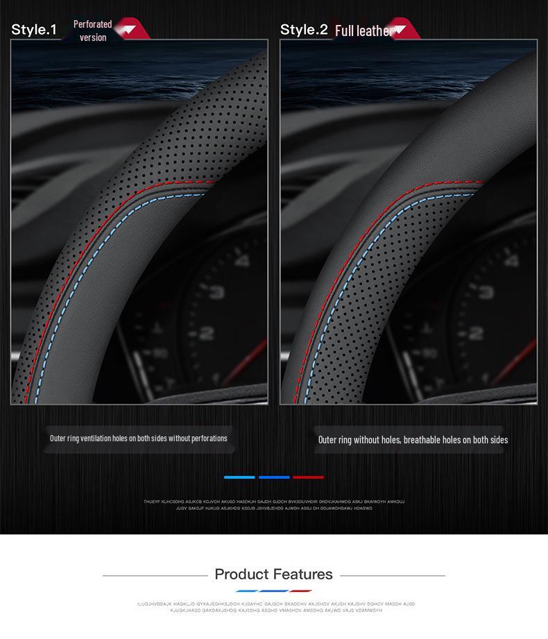 Nissan Steering Wheel Cover for Sylphy, Teana, Tiida, Kicks, X-Trail, Qashqai, Bluebird