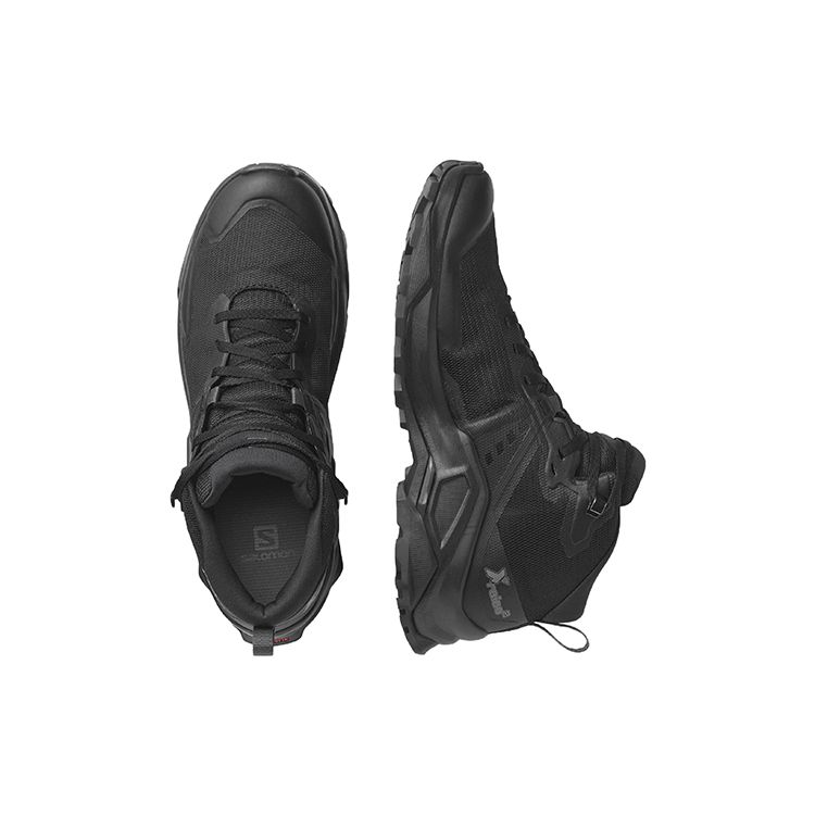 SALOMON X Raise 2 Mid Gore-Tex Comfortable Durable Mid-Top Outdoor Shoes Men Shoes Black 415988