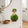 Plush Desk Goose Outfits, Handmade Crochet Goose Clothes and Hat, Porch Goose Statue Clothing, Goose Sculpture Costume for Desktop Decor