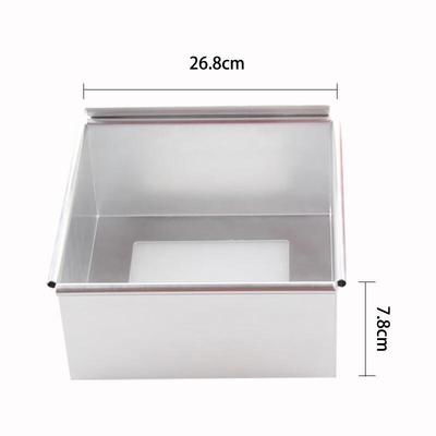 Zhi Shi Square Loose Bottom Aluminum Alloy Cake Mold