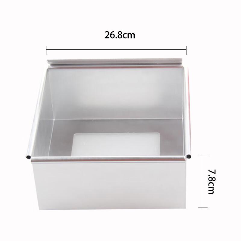 Чжи Ши Квадратная форма для торта с отстегивающимся дном из алюминиевого сплава