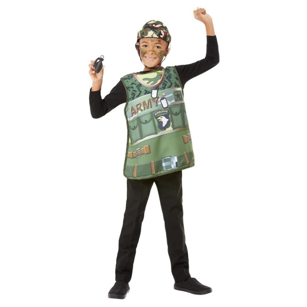 Smiffys Childrens/Kids Army Costume Set