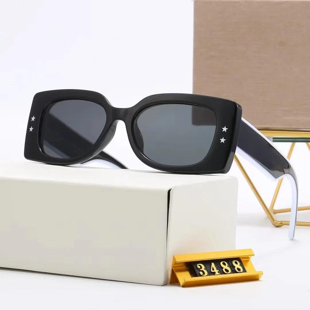 

Новые дизайнерские квадратные солнцезащитные очки для женщин и мужчин в стиле ретро, ​​современные кошачьи глаза с широкими ногами, женские солнцезащитные очки Ins, трендовые оттенки UV400 чёрный