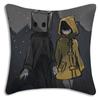 Game L-Little Nightmares Pillow Covers Cartoon Sofa Decorative Home Double-sided Printing Short Plush Cute Cushion Cover