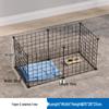 Free Assembly Indoor Pet Fence Barrier: Iron Mesh Anti-Escape Dog Stopper Fence.