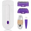 Women Laser Rechargeable Epilator Remover Smooth Touch Hair Removal Instant Pain Free Razor Sensor- Light Technology Hair Remove (Color : White