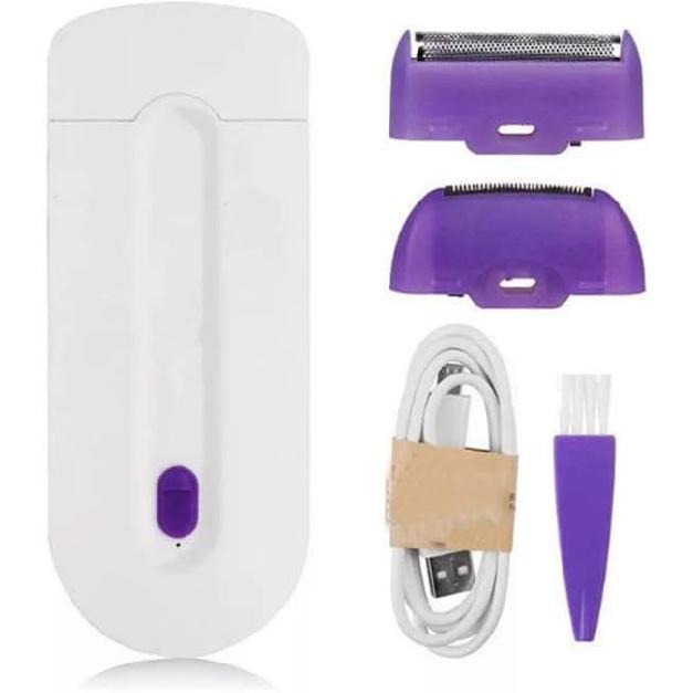 Women Laser Rechargeable Epilator Remover Smooth Touch Hair Removal Instant Pain Free Razor Sensor- Light Technology Hair Remove (Color : White