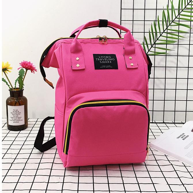 

Модный рюкзак большой емкости, сумка для мамы и ребенка, многофункциональный рюкзак для прогулок, школьная сумка для студентов розы красного