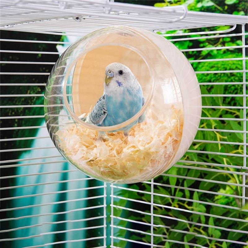 Breathable Breeding Nest For Budgies Small Pet Removable Multipurpose Habitat Hanging Bird House Cage Accessories