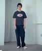 NICEGHOSTCLUB Oval 3Star Logo Tee_Charcoal(Ng2Gmut513A)