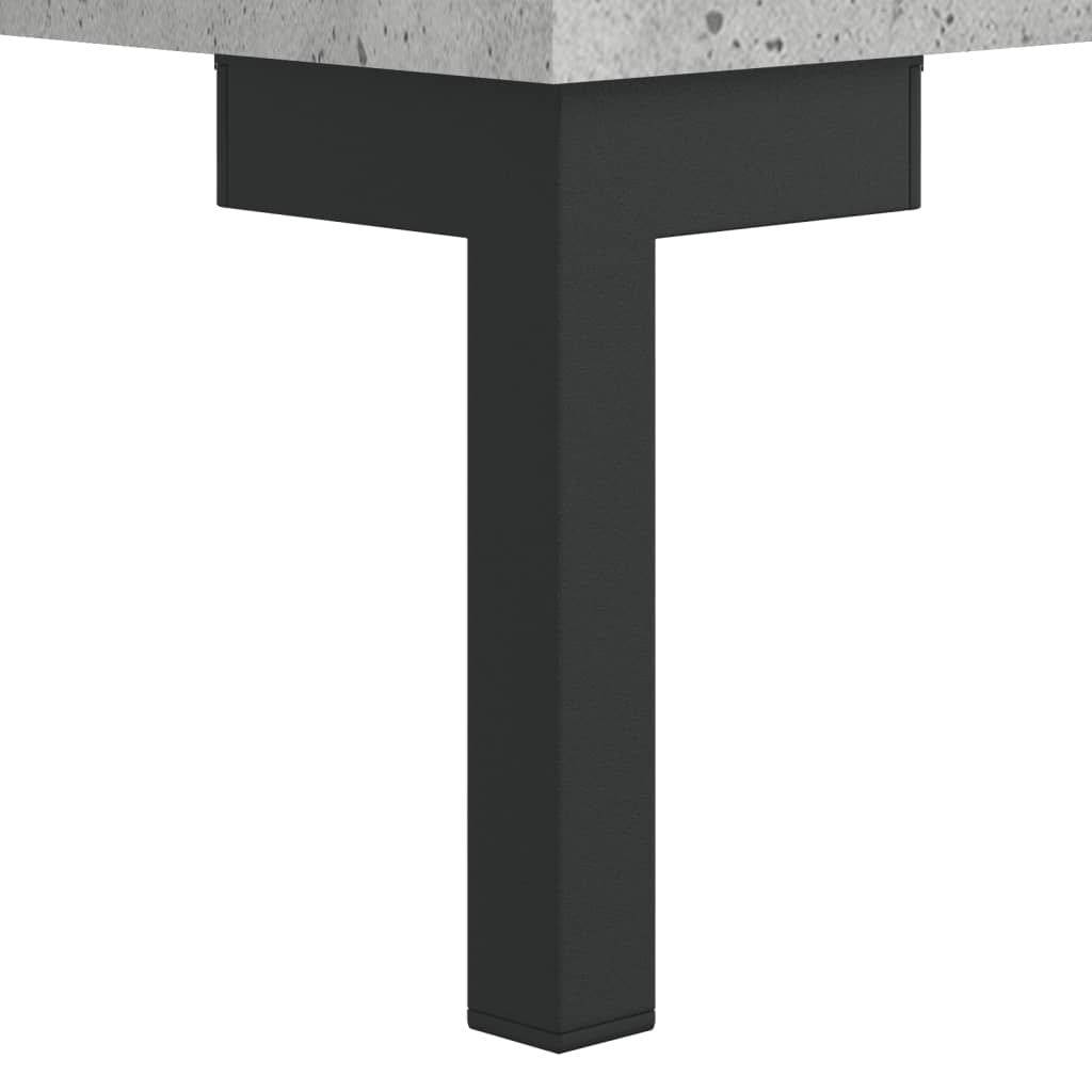 Sideboard Concrete Grey 69.5 x 34 x 90 cm Particleboard