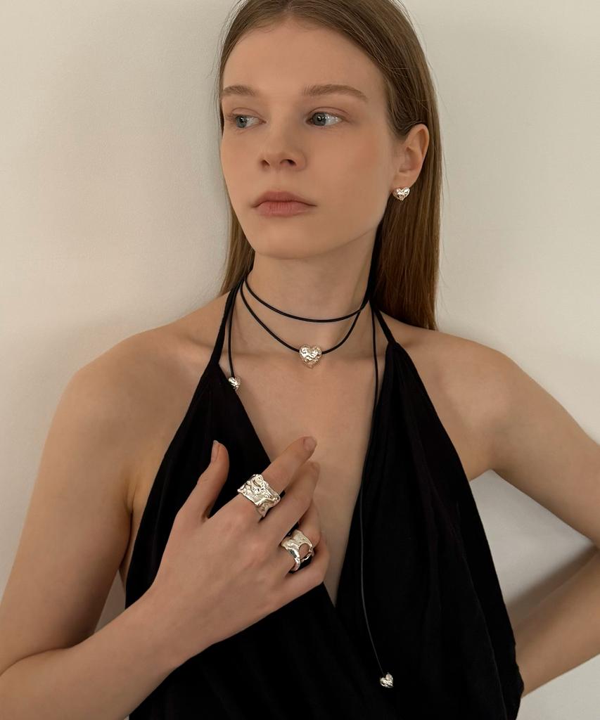 Manig Heart To Love Forever Earrings (Sv)