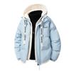 2025 Autumn/Winter Stylish Thick Warm Hooded Cotton Jacket - Wear-Resistant Loose Fit for Couples