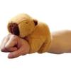Animal Capybara Clap Circle Toys Slap Snap Wrap Wristband Bracelet Capybara Plush Hand Ring Fun Pop Circles Children Gift