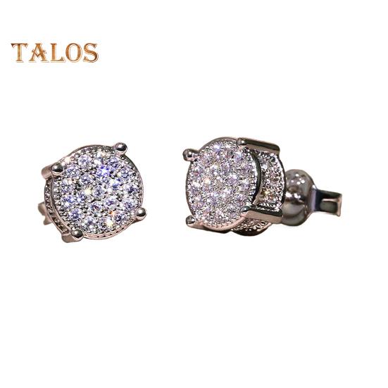 

1 пара женских сережек-гвоздиков с квадратными стразами, свадебные серьги-гвоздики из геометрического сплава, повседневные украшения для вечеринок и поездок на работу серебряный