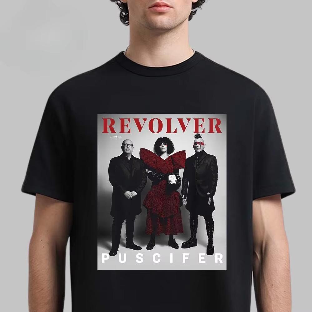Puscifer Dark Aesthetic Fan Inspired Graphic Tee Gothic Streetwear Casual Unisex Top