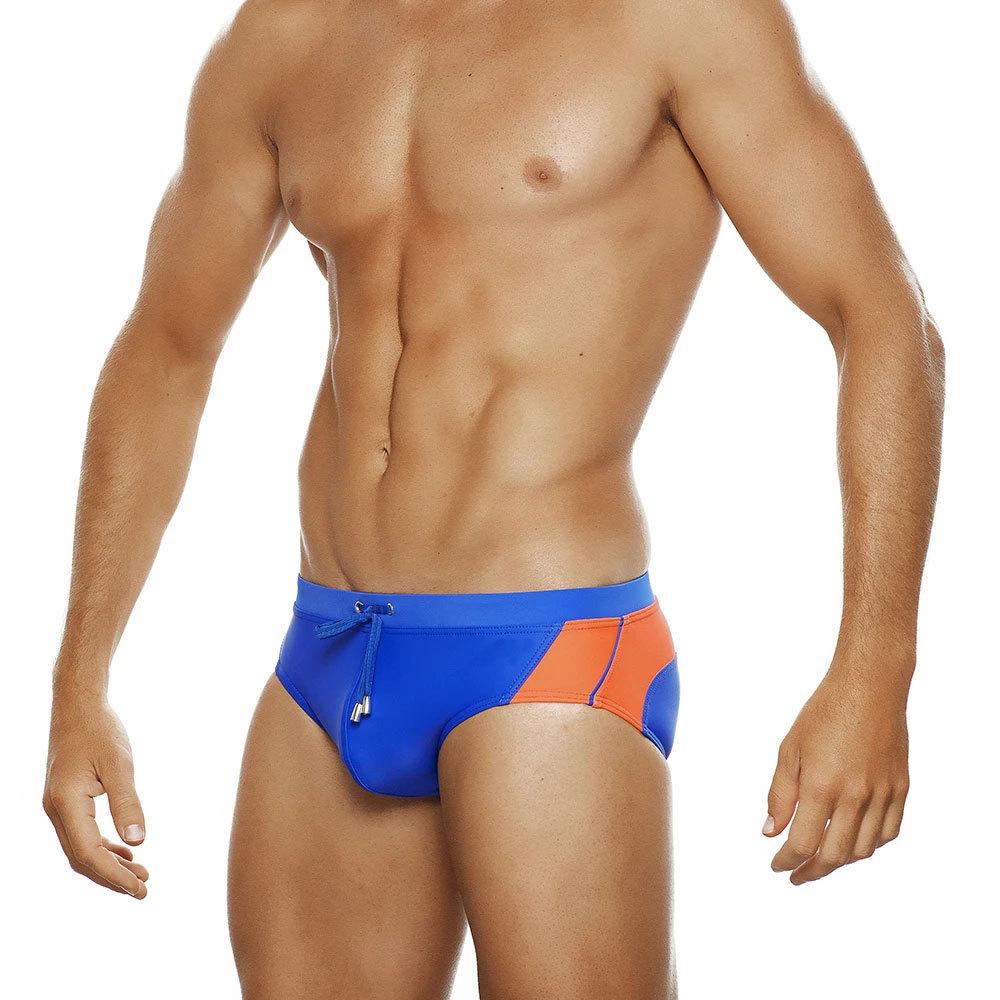 

Colorblock European & American Triangle Swim Trunks - Men s Summer Beach Fashion Trend. XL
