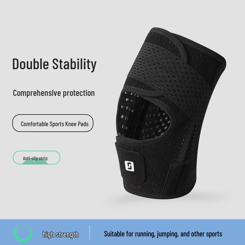 Taltini Unisex Adjustable Compression Sports Knee Brace L (Thigh 38-48cm, Weight 60-85kg)