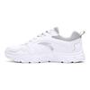 Anta Chaussures de Sport Légères en Cuir Chaussures Décontractées Basses Baskets pour Femmes Blanc Gris 92213551-4