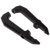 Pair Motorcycle Rear Passenger Seat Handle Bar Aluminium Alloy Replacement for MSX125 GROM Black