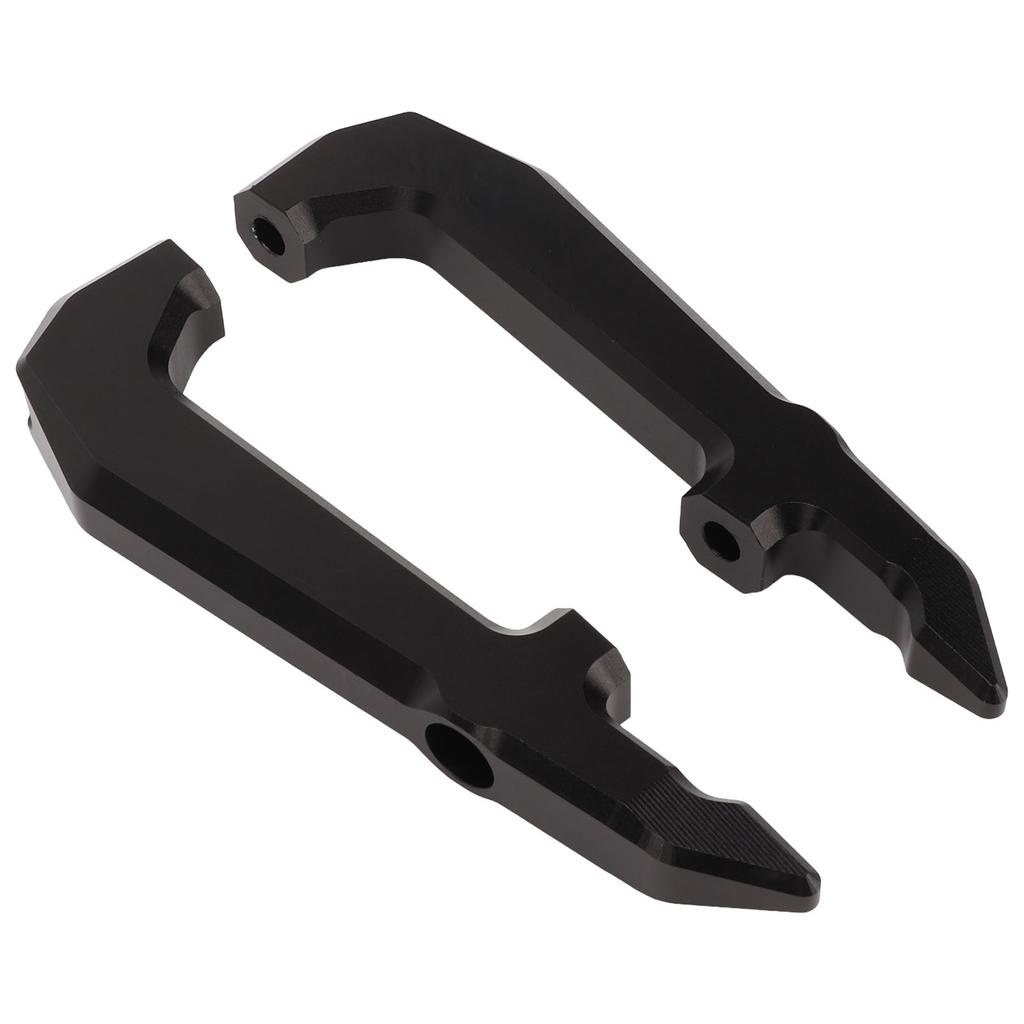 Pair Motorcycle Rear Passenger Seat Handle Bar Aluminium Alloy Replacement for MSX125 GROM Black