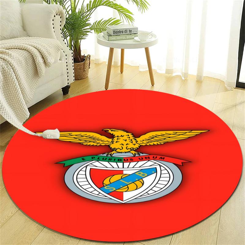 Personalized B-Benfica Round Chair Office Rug - Perfect for Mat, Office Chair & More - Ideal Gift for Birthdays and Holidays