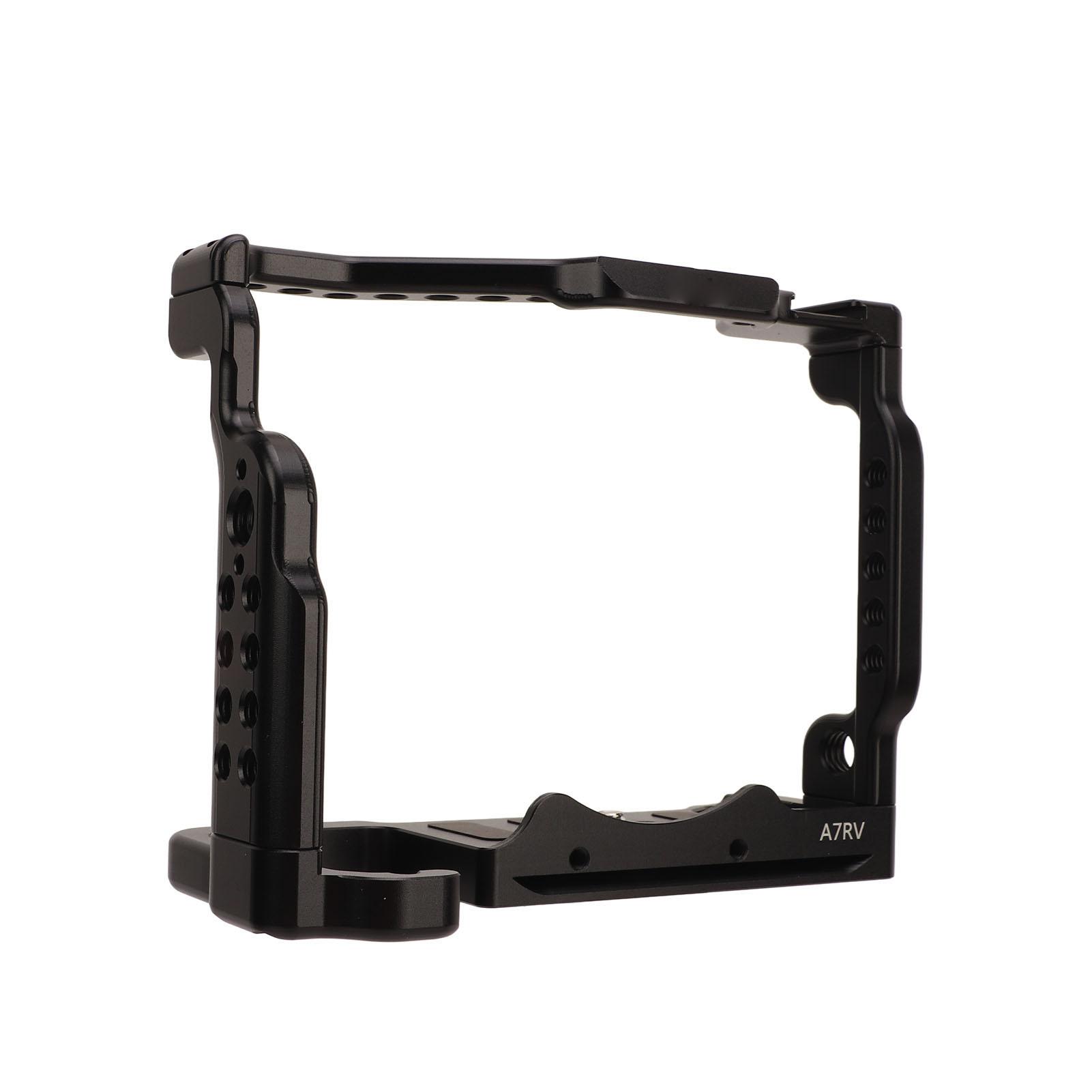 

Aluminum Alloy Camera Cage With 14 38 Threaded Holes Cold Shoes Vertical Shooting Quick Release