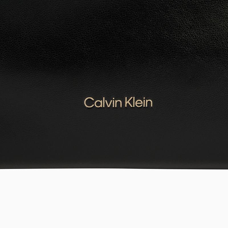 Calvin Klein Fashionable Compact Printed Drawstring Tote Bag Medium Women handbags Space-Black 4K3159G-UB1