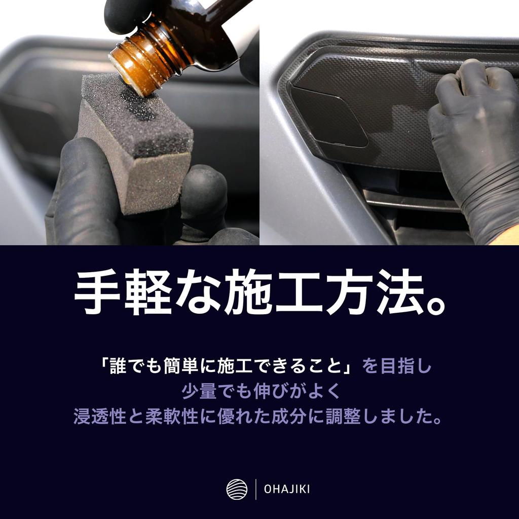 OHAJIKI Unpainted Resin , Black Resin Revitalizer, Glass , Resin Agent, 1.0 Fl