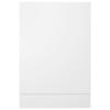 Panneau de Lave-Vaisselle - VIDAXL - 45x3x67 cm - Aggloméré - Blanc - Facile à Nettoyer