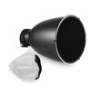 11.6 Inch Beauty Dish with Profoto Mount Tele Zoom Reflector Diffuser Lamp Shade Dish with 60 degrees Honeycomb Grid &
