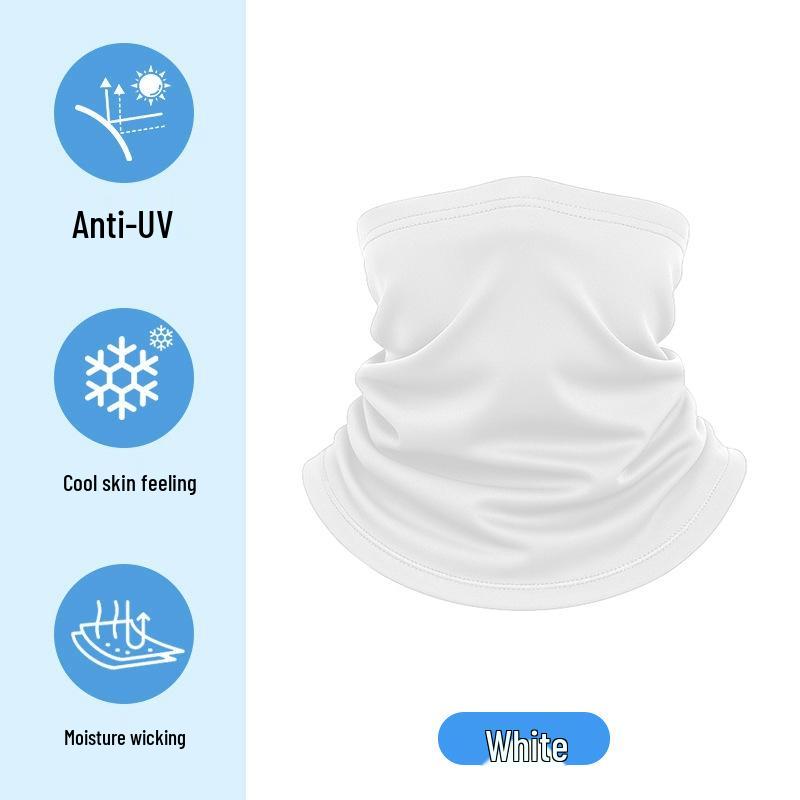 Dětský letní kreslený nákrčník z ledového hedvábí - UV ochrana a multifunkční šátek na hlavu pro cyklistiku