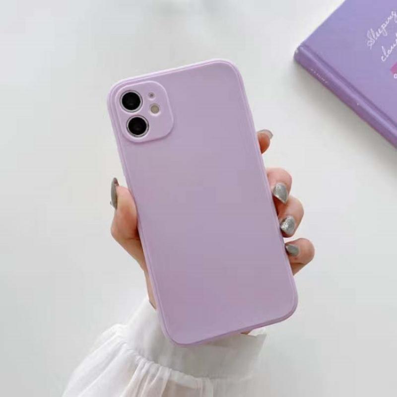 Square Liquid Silicone Case For VIVO Y28 Y16 Y11 Y19 Y20 Y21 Y22S Y36 Y35 Y50 Y30 Y31 Y51 Y72 Y52 Y76 Y83 Y81 Y85 Y91 Y95 Y93