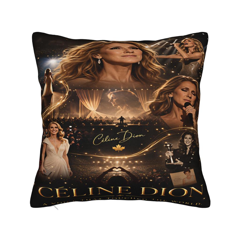 Celines Dions Paris 2026 Pillow Cover Morden Pillow Case For Couch Sofa Bedroom Graphic Cushion Cover Gift