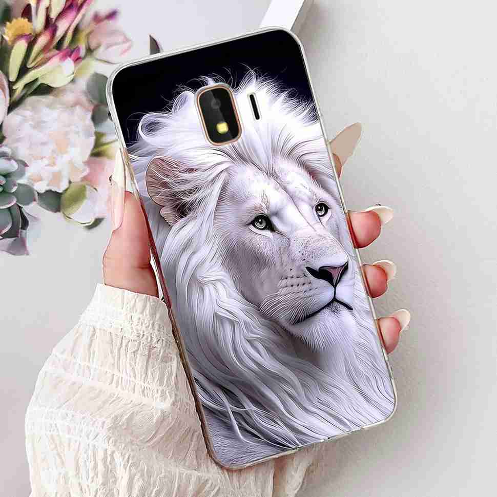 For Samsung Galaxy J2 Core 2018 Case Flower Dragon Soft Silicone TPU Back Cover For Samsung J2 Core J2 Pro 2018 Phone Cases Bags