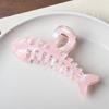 Nacreous Fish Bone Hair Clip Slip Resistant Design Lightweight Hairpin For Women Girls Soft Feel Wear