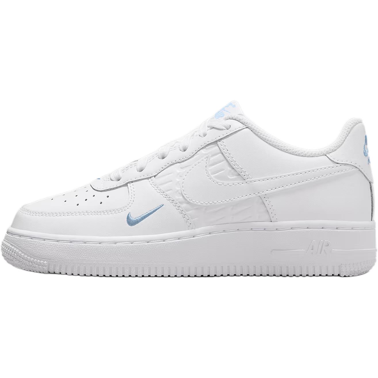 

Nike Kids Air Force 1 GS White Light Armoury Blue IH4475-100 36