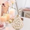 Fruit Statue Art Crafts ,Handmade Shiny Rhinestone Figurines for Entrance Hotel Desktop Wedding