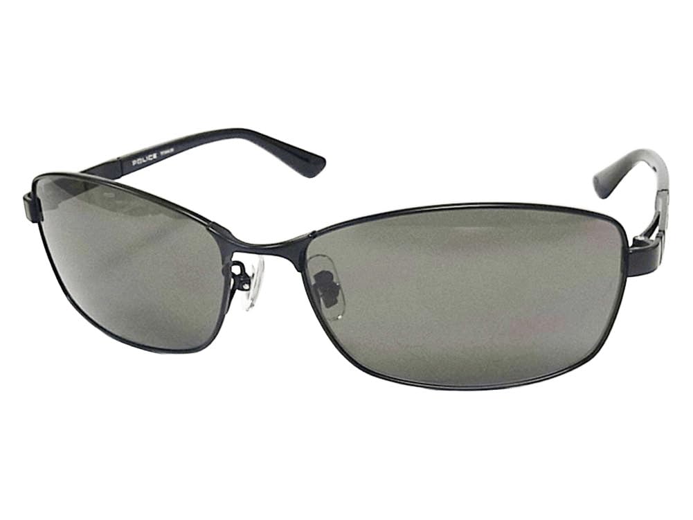 Police SPLQ04J 0531 60 Sunglasses, POLICE ORIGINS, Titanium, Men s & Women s.