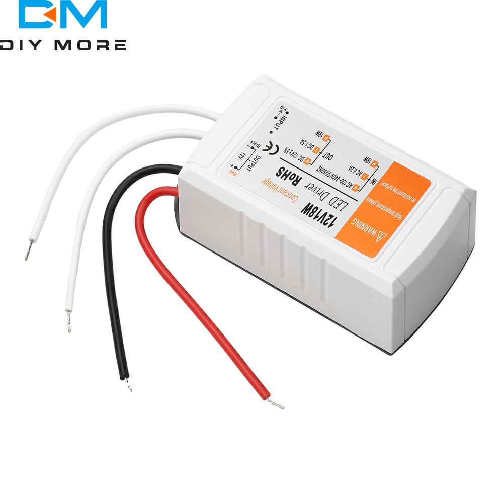 12V LED Driver AC 90-240V 110V 220V to DC 12V Power Supply 18W 28W 48W 12V Power Adapter LED Strip Lighting Transformer